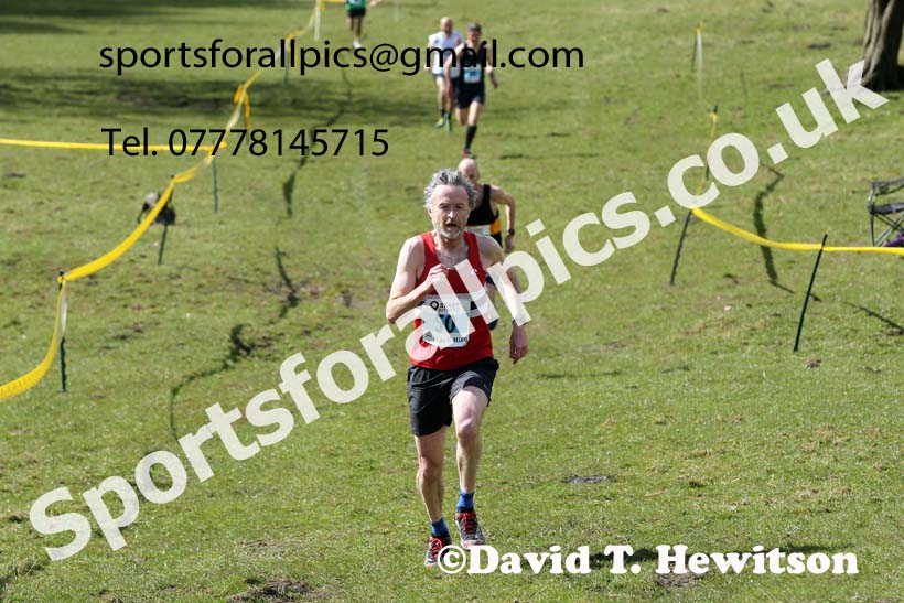 Masters men 2021 NECAA Cross Country Relays, Thornley Farm, Peterlee, Saturday, April 10th. Photo: David T. Hewitson/Sports for All Pics